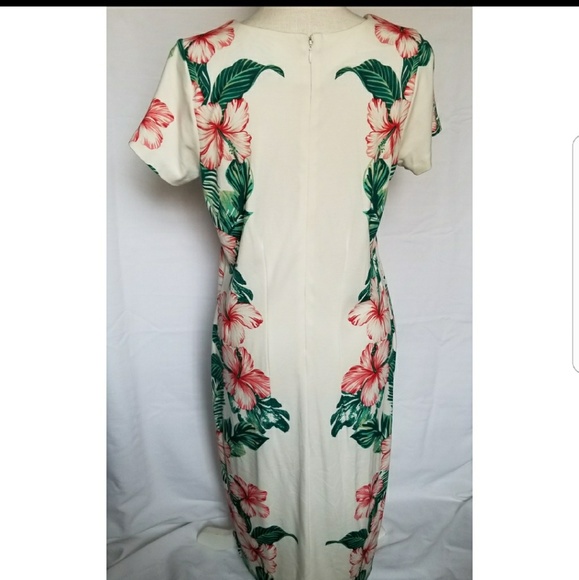 🚫SOLD Dress Hawaiian Print Plus Size Size:14W - Picture 3 of 8